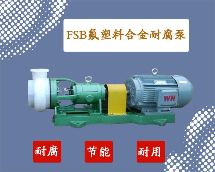 厂家定制50fsb63氟塑料合金耐腐泵直联氟塑料化工泵北方大禹