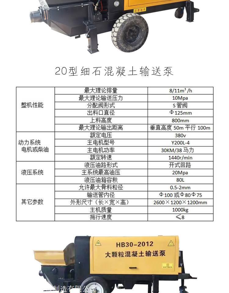 直销 微型细石混凝土泵 喷湿机