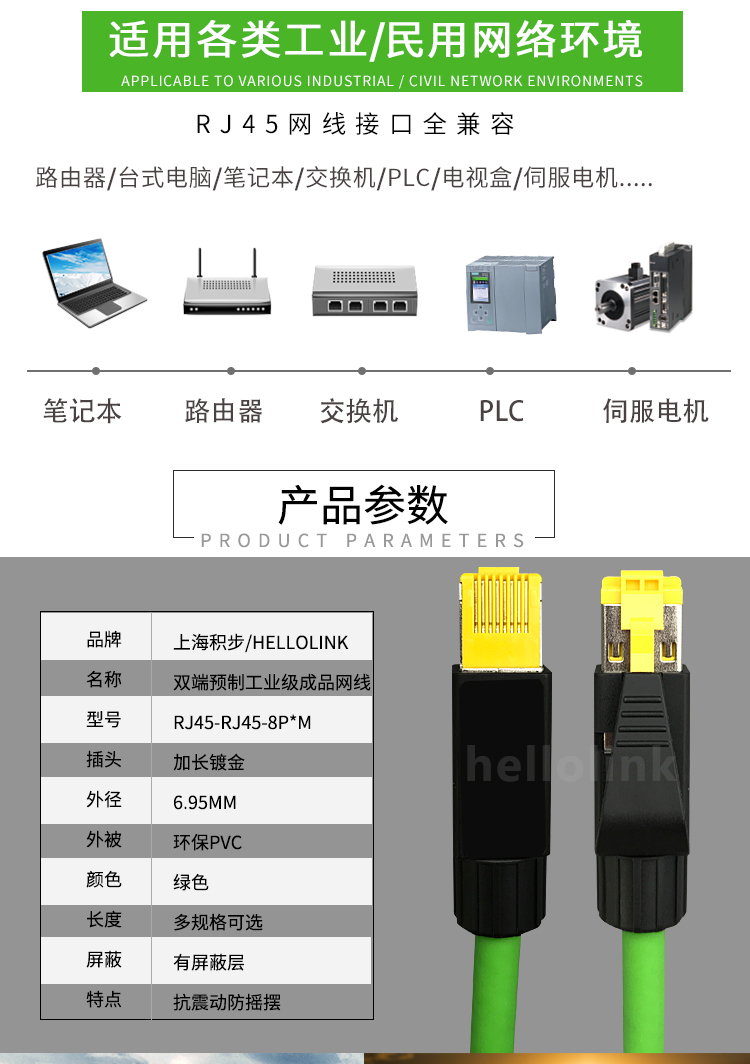 profinet网线 ethercat网线 工业网线 伺服网线