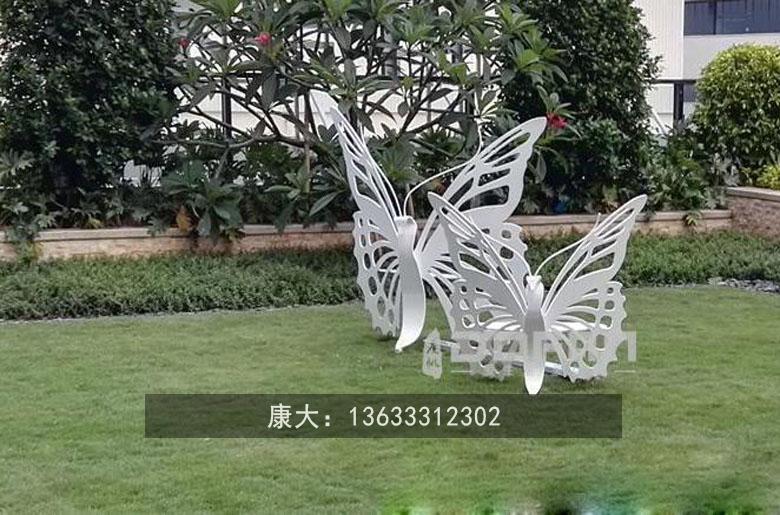 康大雕塑 不锈钢蝴蝶雕塑 商场美陈摆件