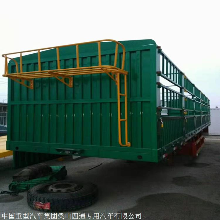 13米花栏半挂车 13米高栏半挂车 厂配气囊桥报价