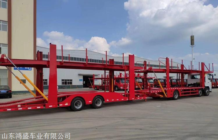 国际新品轻型双层车辆运输车 轿运半挂车品牌直销质量三包