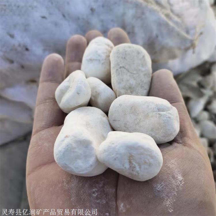 亿润厂家直销 白色石子 水磨石子 鹅卵石 园艺白色小石子 碎石子