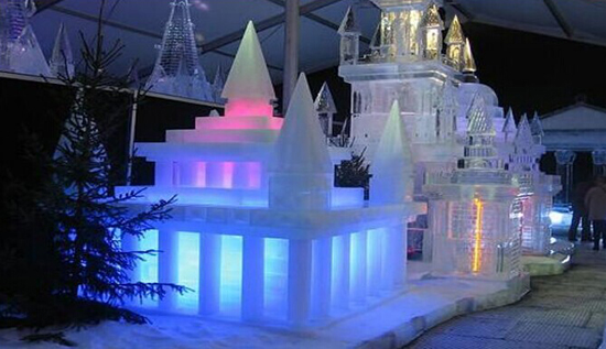 室外雪雕制作 创意冰雪主题展 大型冰雕制作冰雕公司
