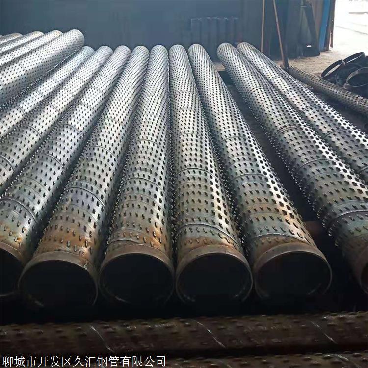 施工打井钢管滤水管,273mm过滤管 钢花管d325桥式滤水管厂家
