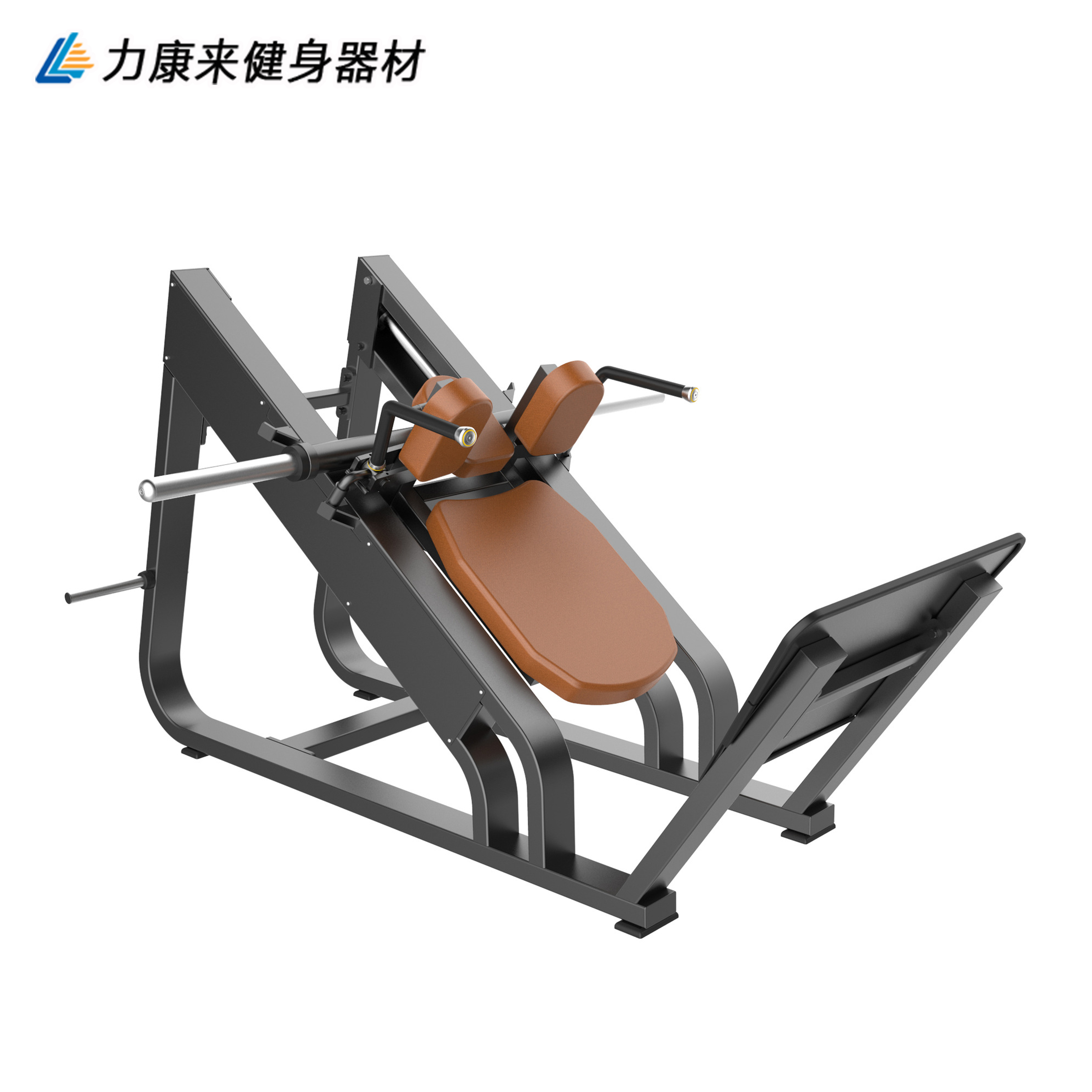 力康来商用挂片式斜蹲机 锻炼臀部肌肉健身器材 室内腿部深蹲机