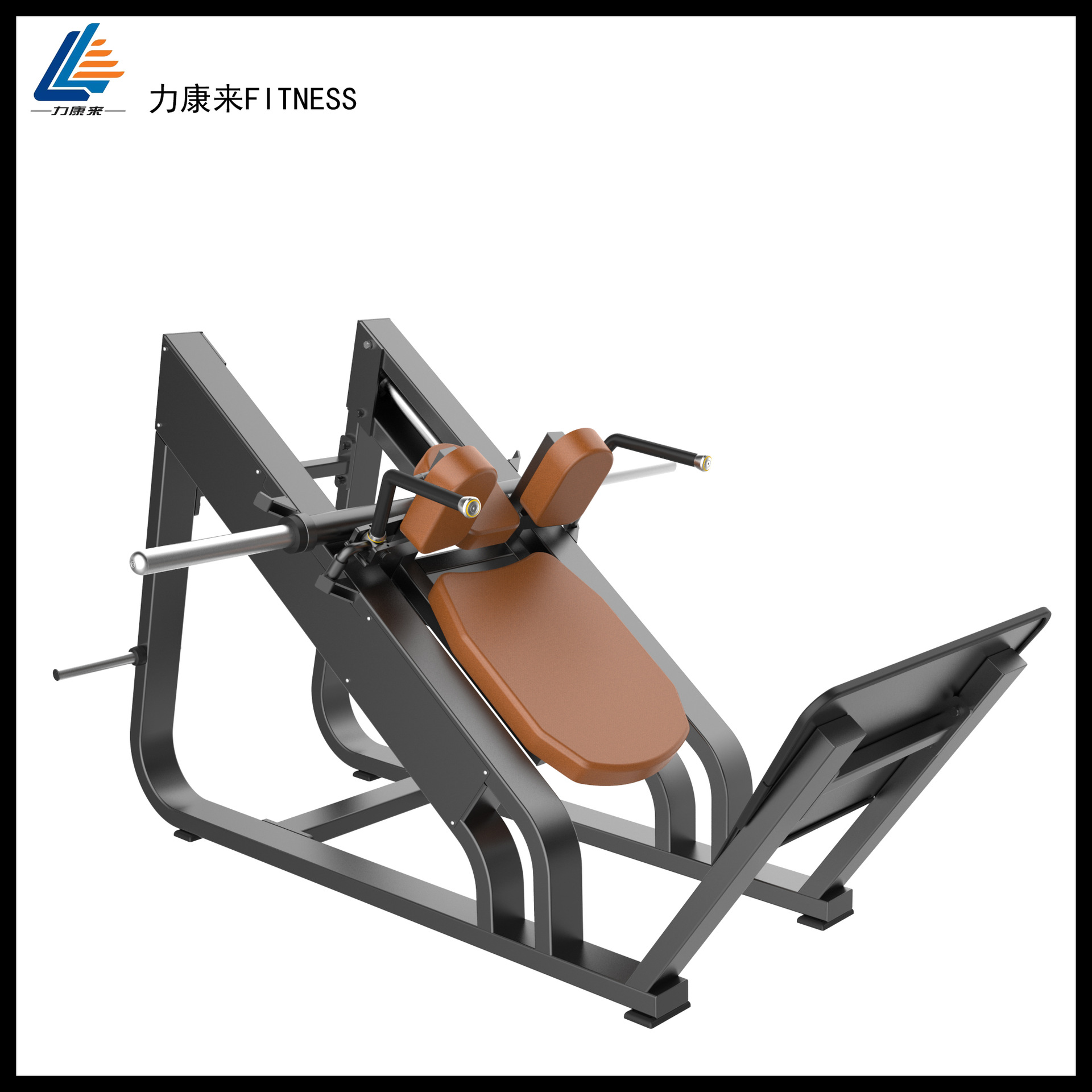 锻炼臀部肌肉健身器材 室内腿部深蹲机     名称:挂片式斜蹲机   规格