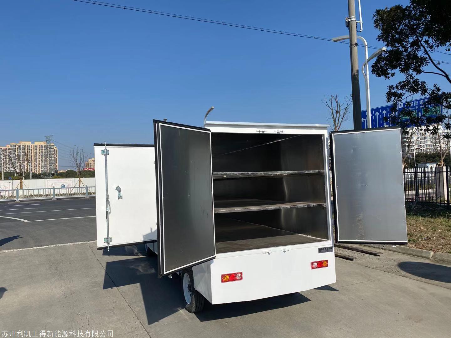 电动送餐车,保温箱式四轮电动送餐车,电动送饭车