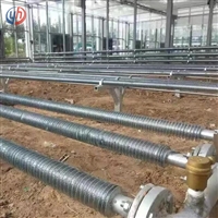 换热器清洗方案 dn125-133mm国标 温室大棚加热器