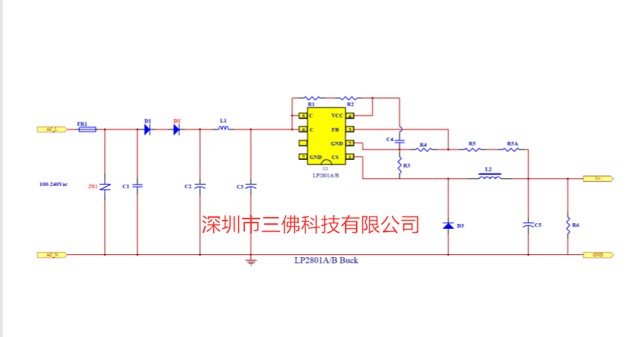 lp2801a 5v100ma 芯茂微方案电路板:   lp2801a 5v100ma 芯茂微