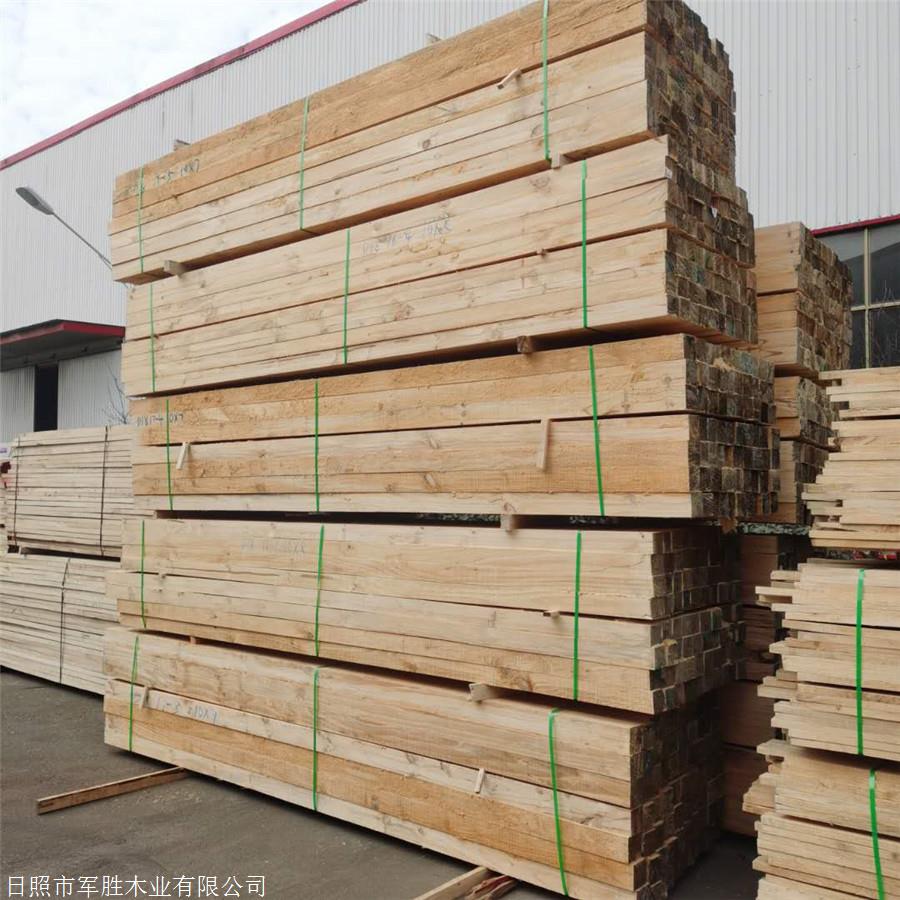 日照建筑木方 5*8尺工程木方厂家 工地木方尺寸
