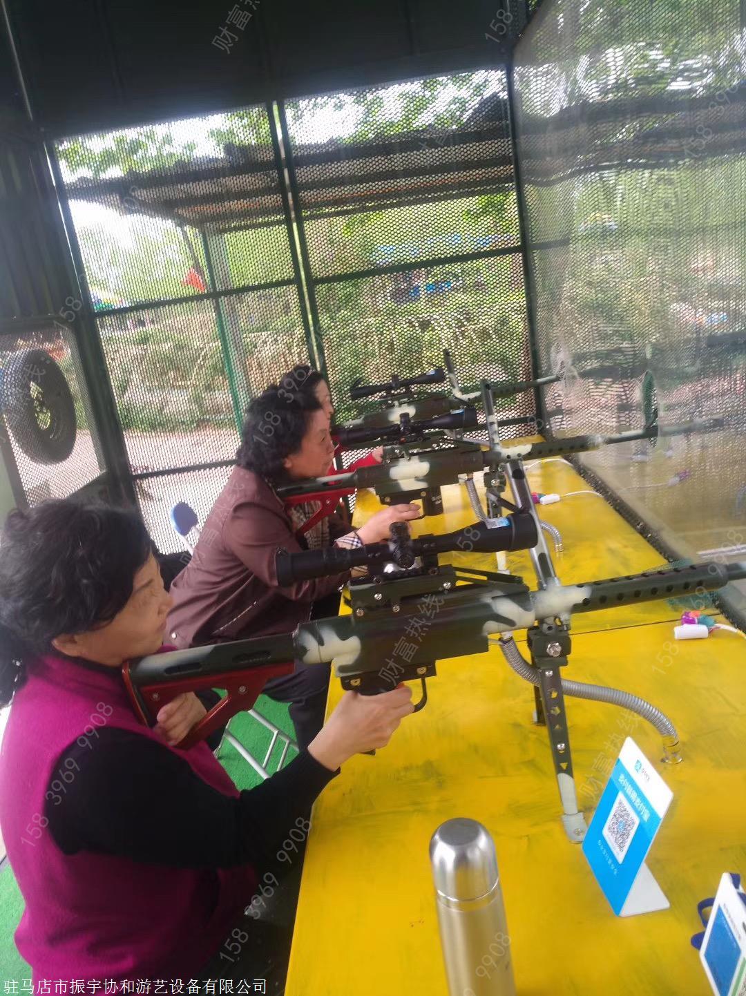 南湖公园气炮枪 橡胶弹实弹射击气炮枪 真人cs打靶游艺气炮枪