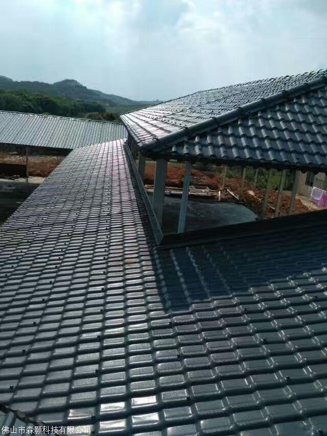 江西树脂瓦钢构装饰瓦树脂小青瓦屋面塑料瓦树脂瓦厂家