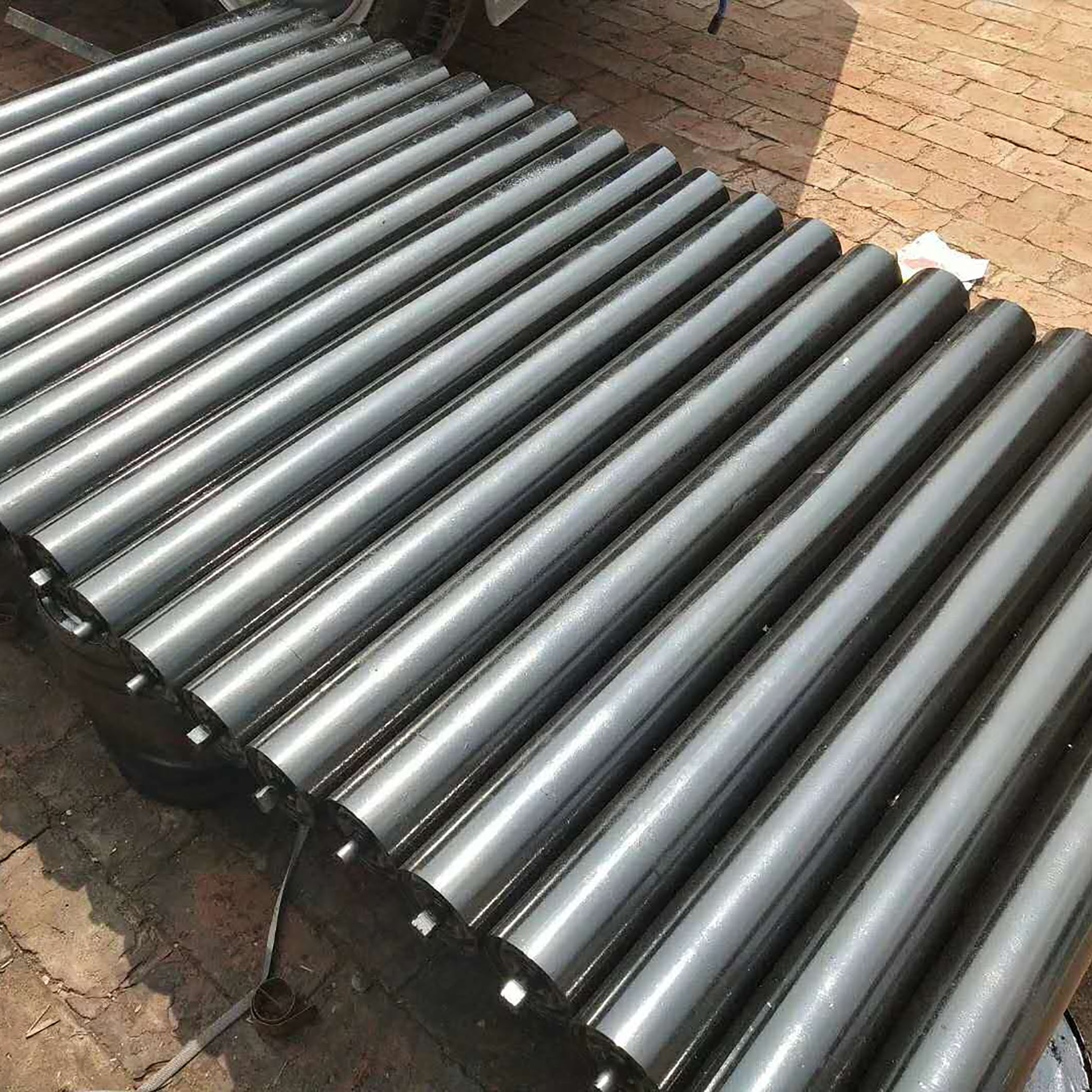 矿用托辊 缓冲耐磨托辊 输送带用不锈钢托辊 锥形托辊 可定做
