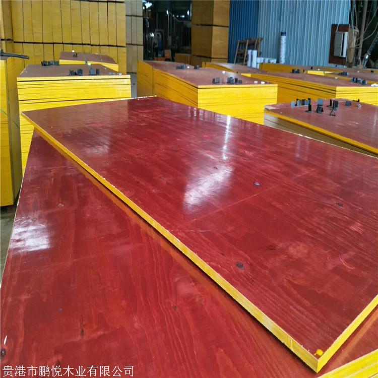 贵港市鹏悦木业有限公司 产品展厅 7层建筑模板胶合板防水性能强