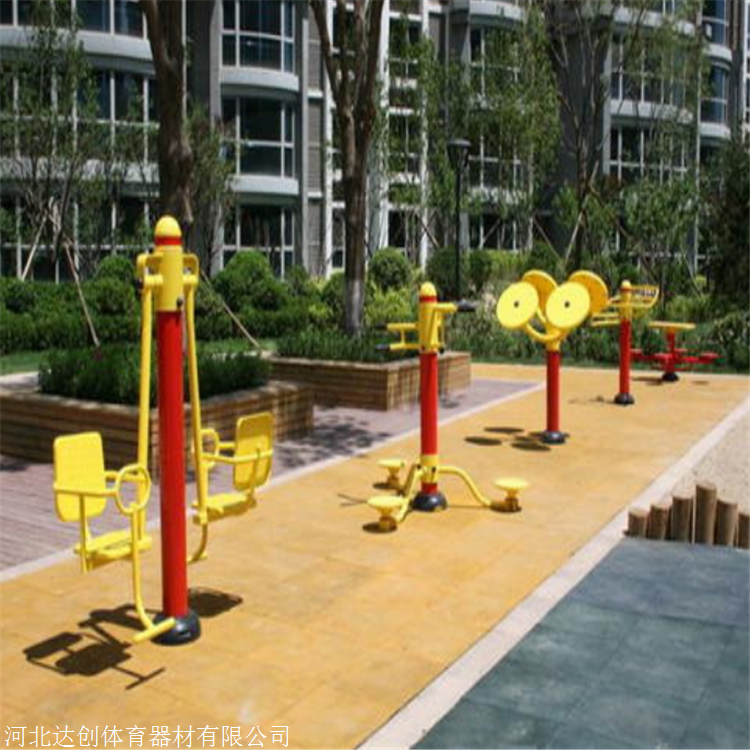 常德国体认证健身器材 广场健身器材