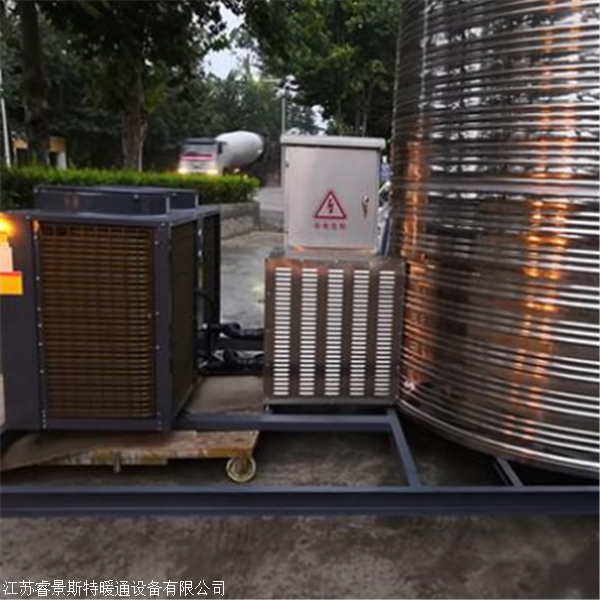 建筑工地一体式空气源热水器安装图
