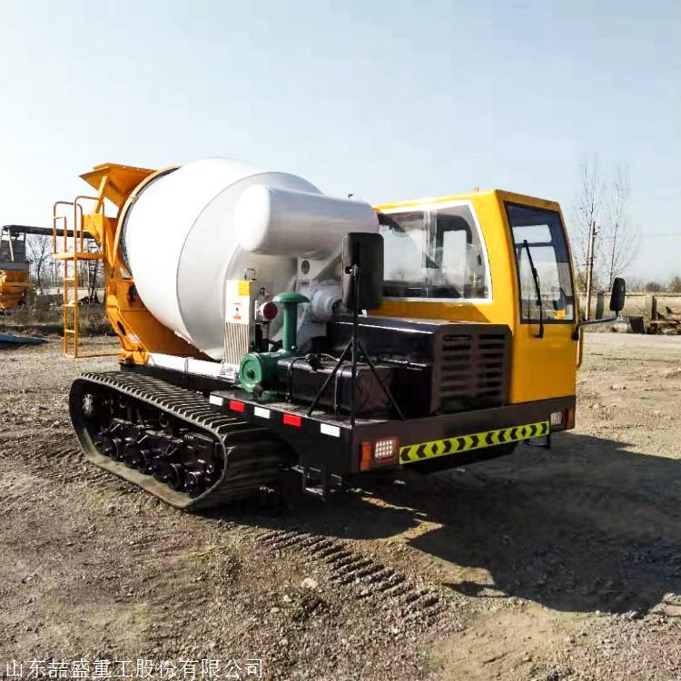 辽宁水泥履带搅拌车 山地烂路专用履带搅拌车 现货供应