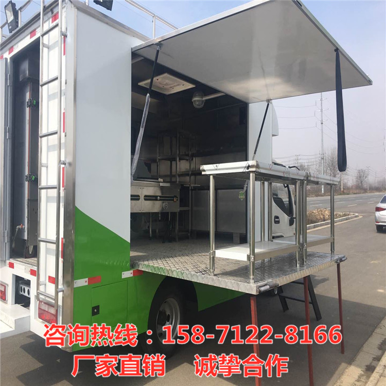 多功能宴席餐饮车移动厨房用具做饭车 流动宴席餐车