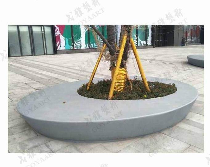 深汕特别合作区玻璃钢圆形树池坐凳厂家
