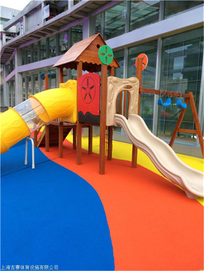 儿童乐园塑胶地坪-游乐场塑胶地坪-体育设施橡胶地面施工厂家