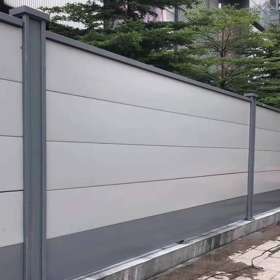 广州钢板围挡 新型装配式围蔽 市工程专用钢围挡 工厂直销
