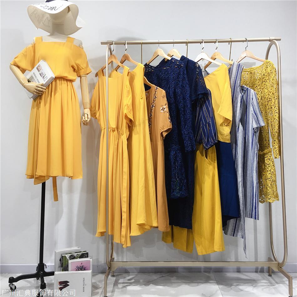 深圳知名一线品牌凡思女装20新款品牌折扣女装批发 品牌女装货源