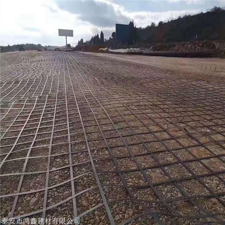 雅安钢塑土工格栅 50kn双向钢塑格栅公路铁路