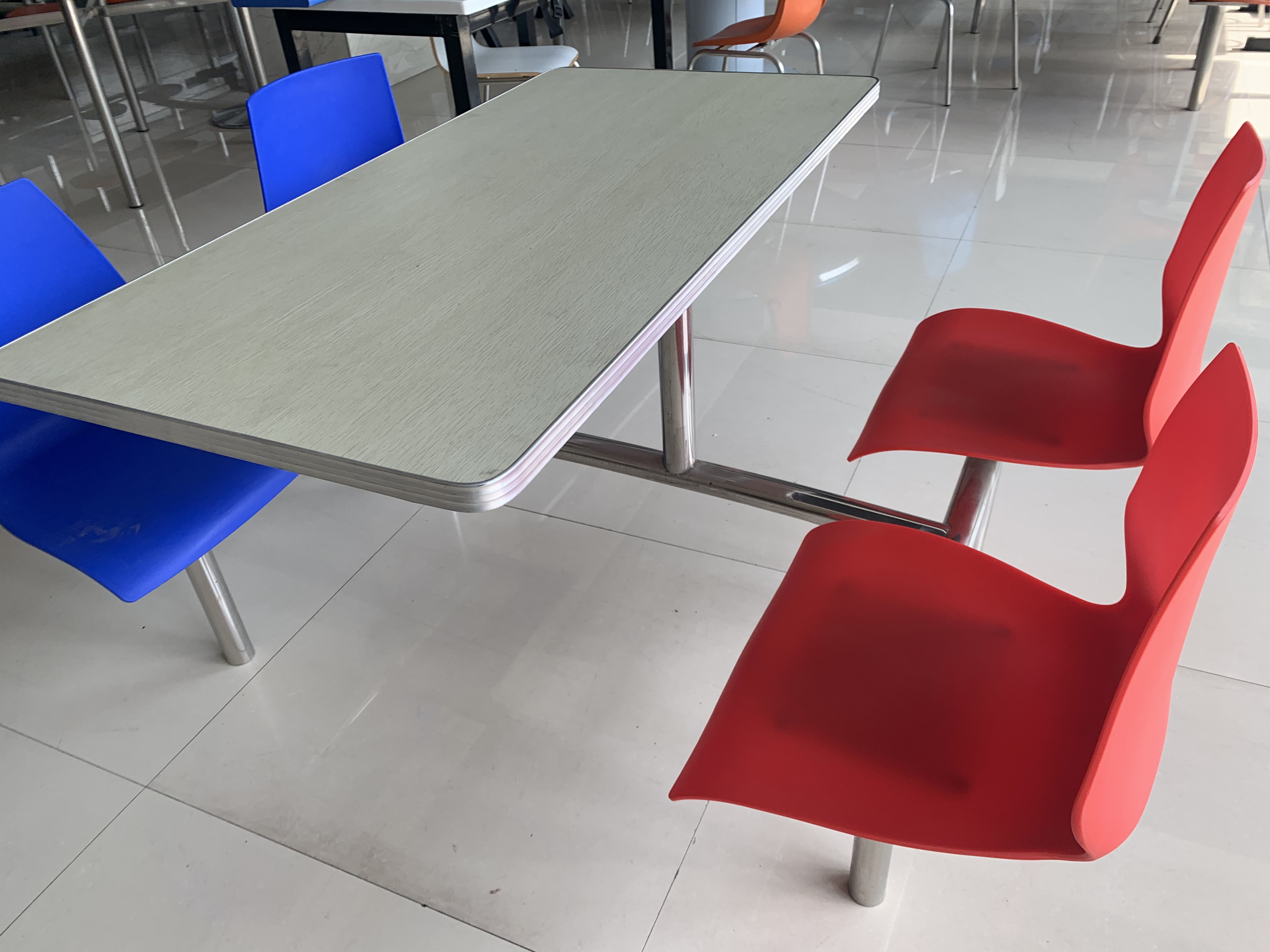 组合餐桌椅 食堂组合餐桌椅 工厂食堂组合餐桌椅