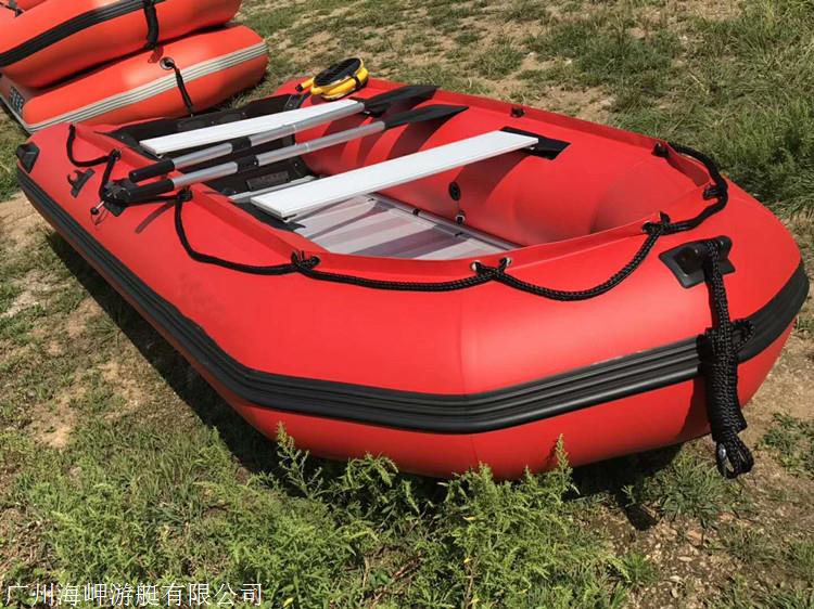 小型冲锋舟生产厂家_折叠耐磨橡胶橡皮艇充气船