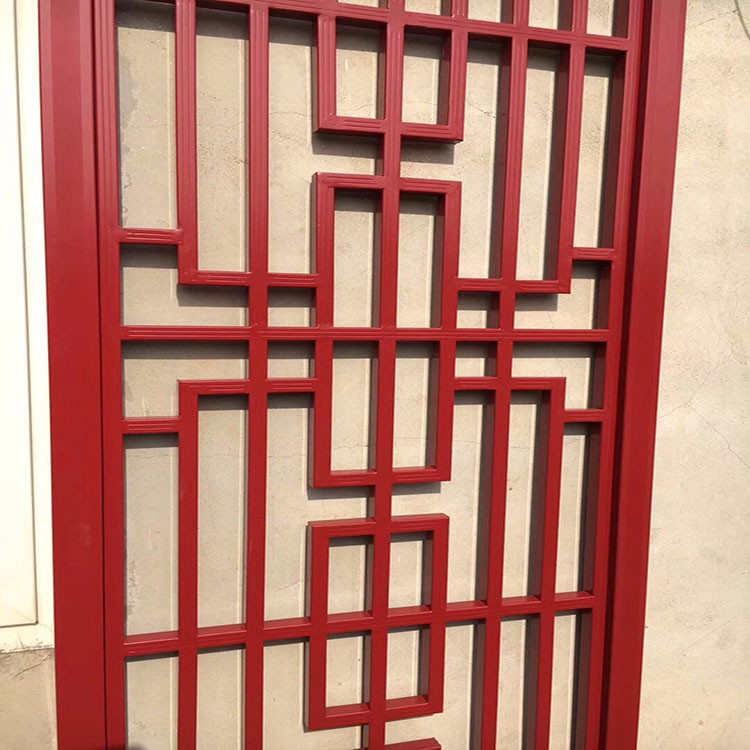 浙江收费站改造铝合金仿古窗花