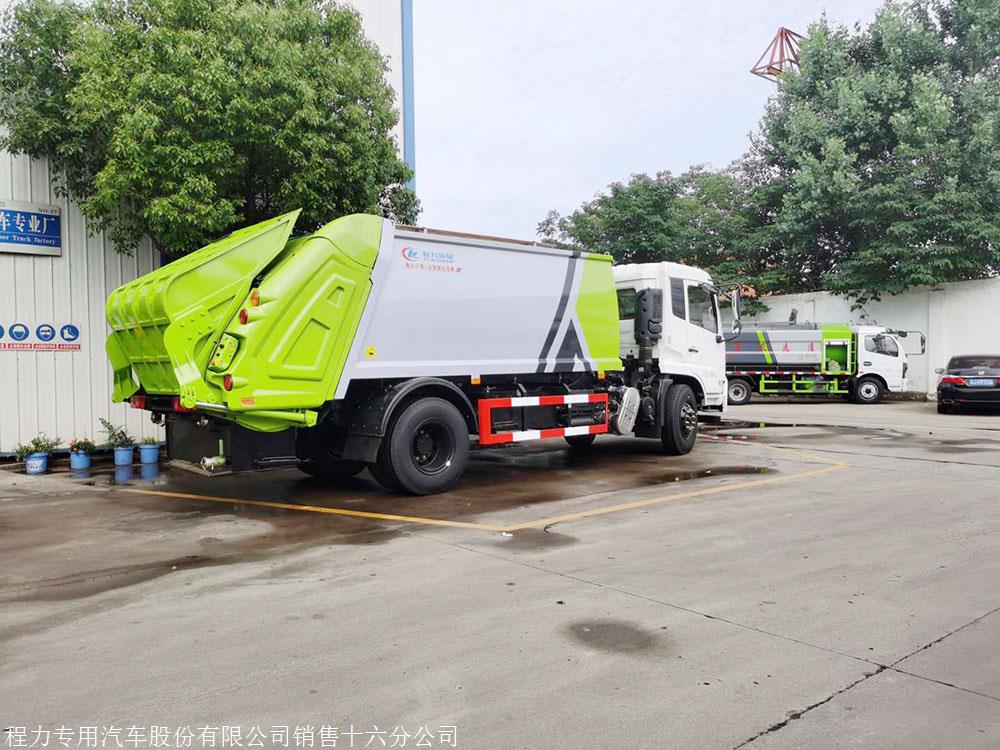 池州压缩式垃圾车_小区压缩式垃圾车图片_后装压缩式垃圾车图片