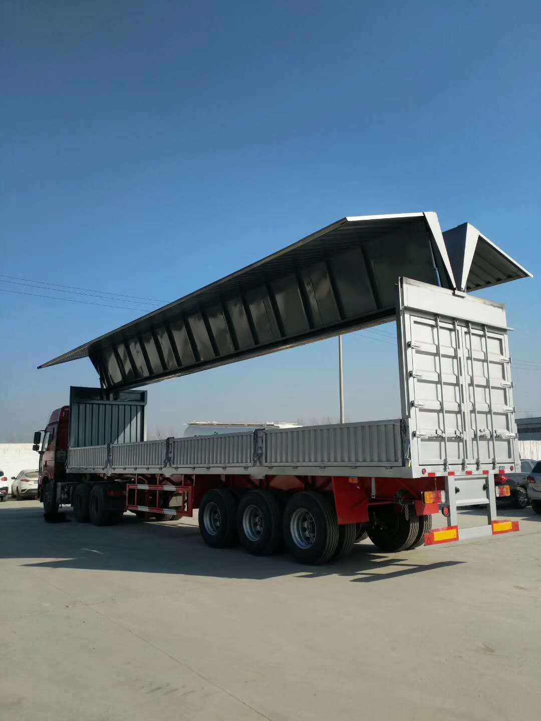 40尺集装箱半挂车 外形独特 结构合理