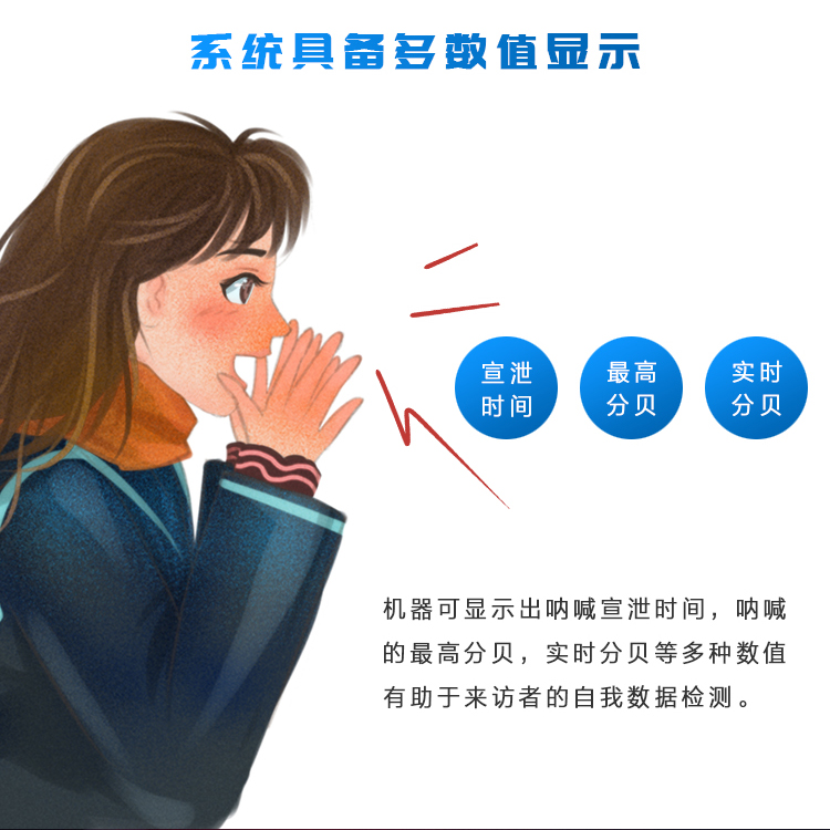 智能呐喊宣泄互动仪 击打反馈宣泄系统