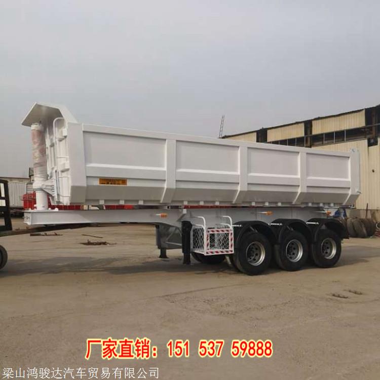 9米后翻自卸半挂车 后翻半挂车制造厂 南宁轻85米后翻半挂车