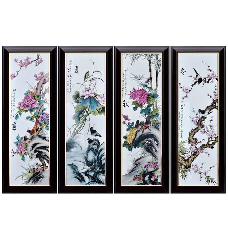 陶瓷壁画 济南背景墙瓷砖壁画厂家