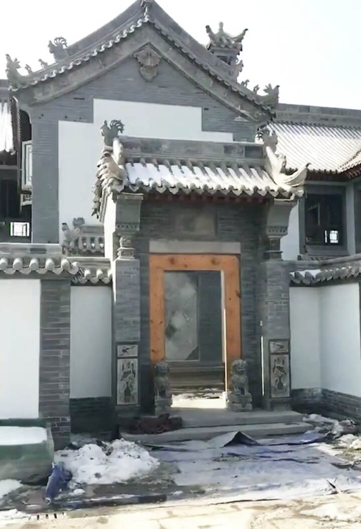 古建筑四合院扩建 天津农村四合院修缮施工
