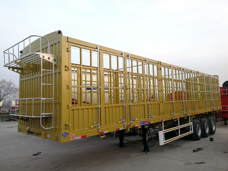 13米仓栏半挂车南宁三桥仓栏半挂车