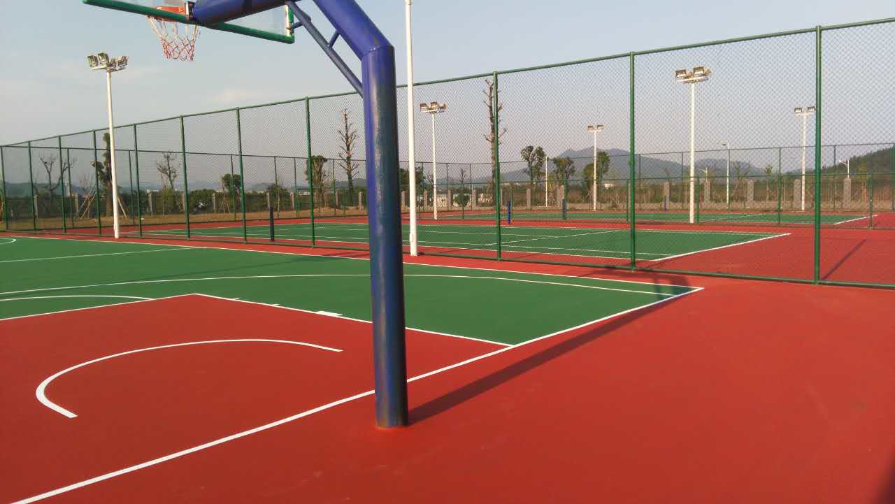 上海篮球场施工