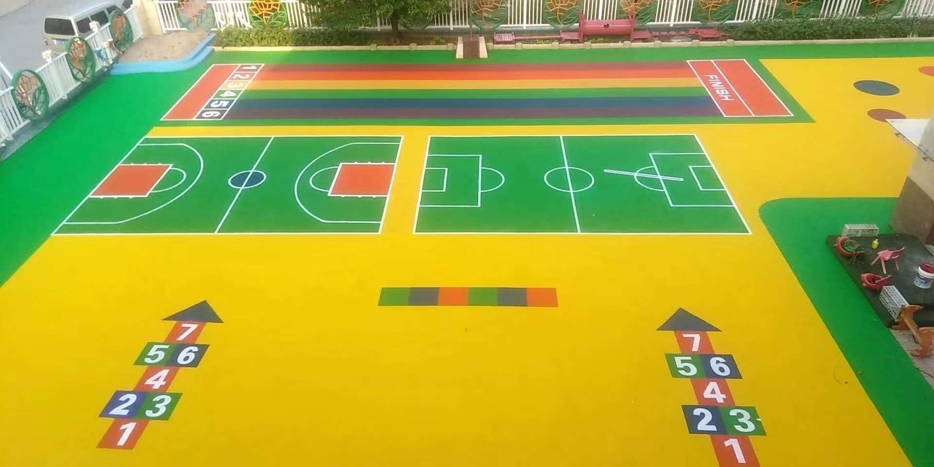 塑胶网球场 epdm塑胶地面厂家