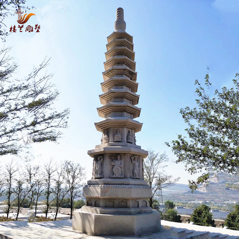 寺庙佛塔福建九层石塔