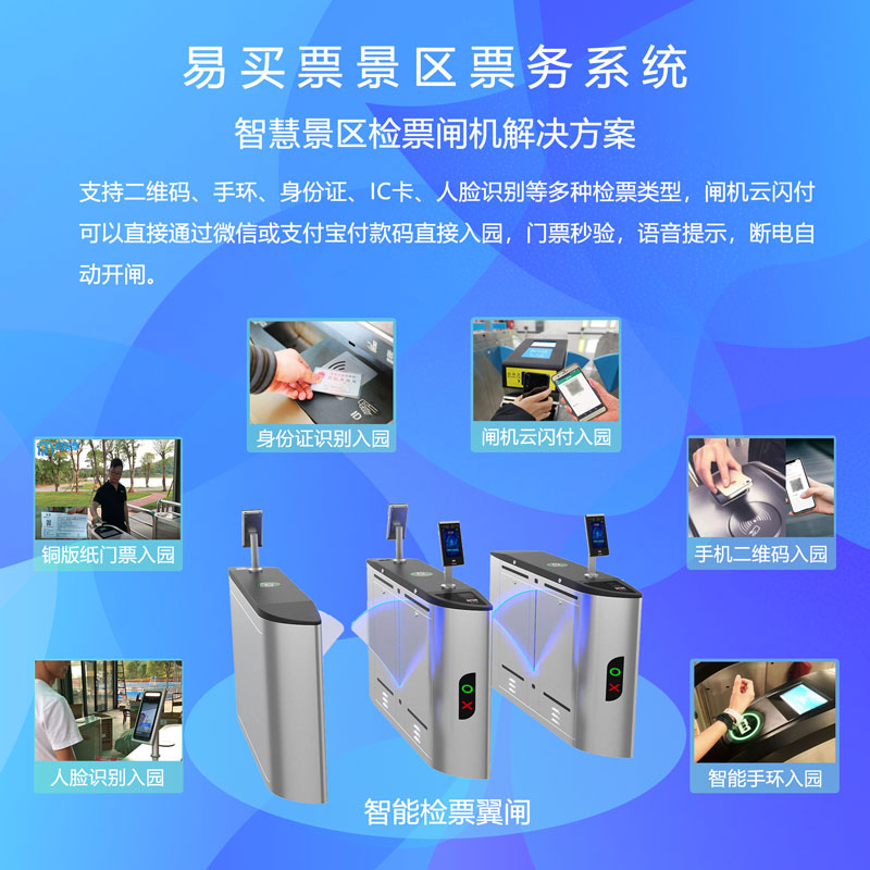 景区翼闸太原博物馆景区检票闸机公司