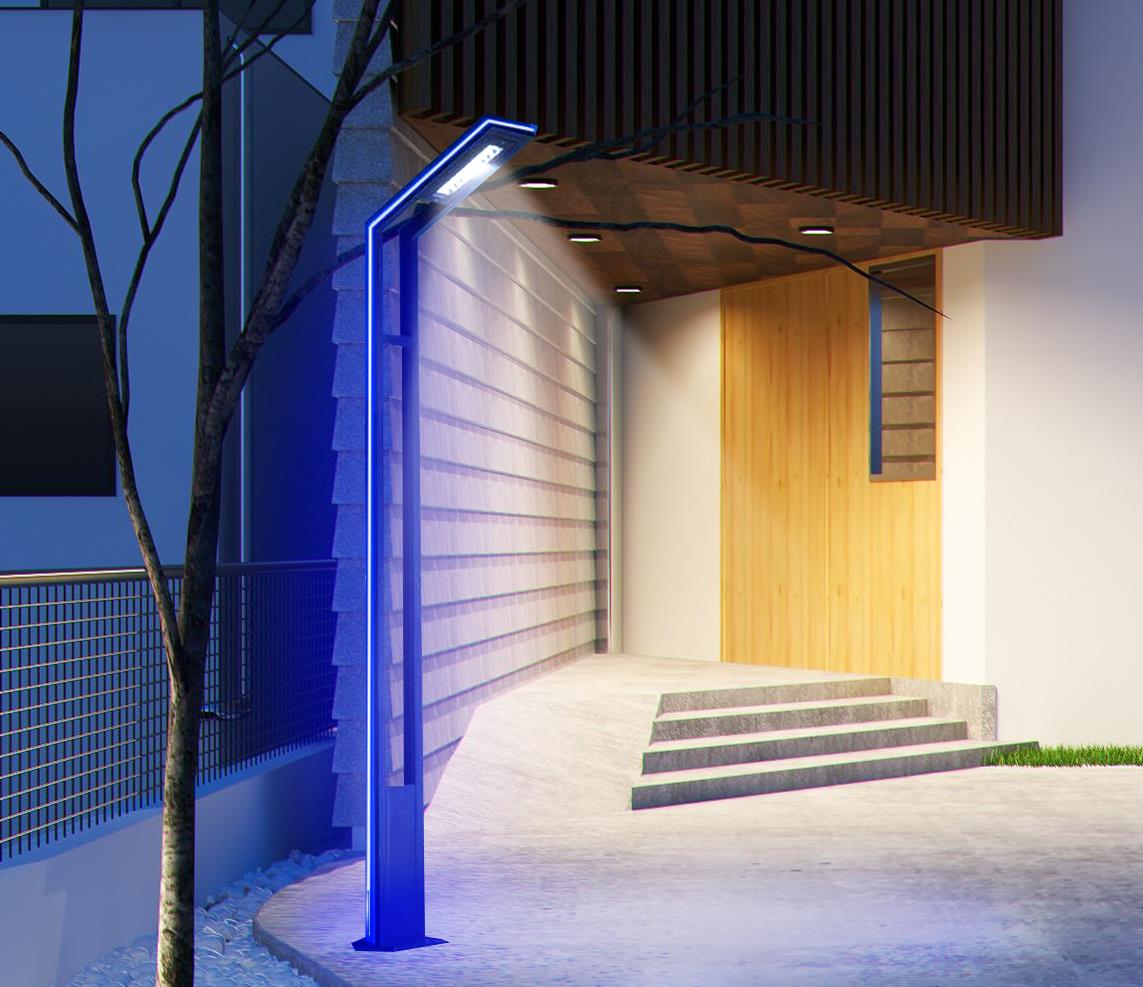 高杆庭院灯厂家直销 庭院灯基础图