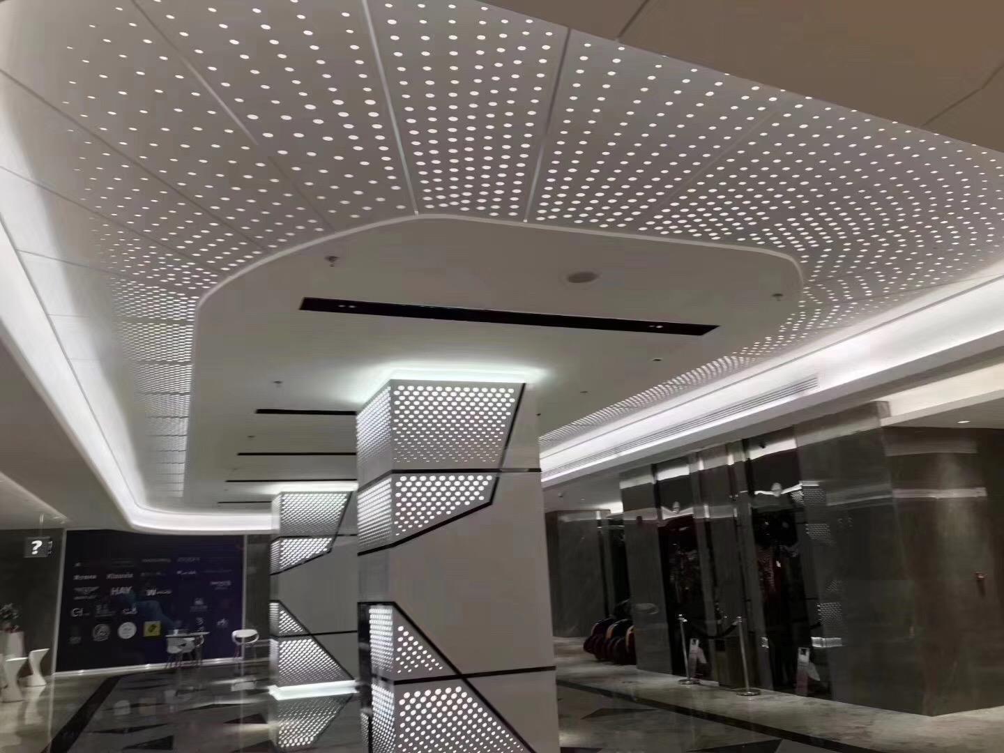 外墙穿孔铝单板效果图