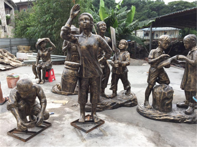 宁夏新农村建设玻璃钢雕塑 联尖雕塑定制厂家
