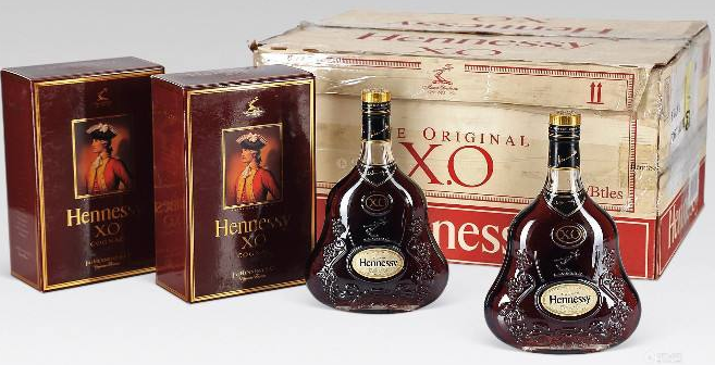 回收轩尼诗(hennessy)洋酒系列:李察,百乐廷(杯莫停),皇禧,xo,xxo