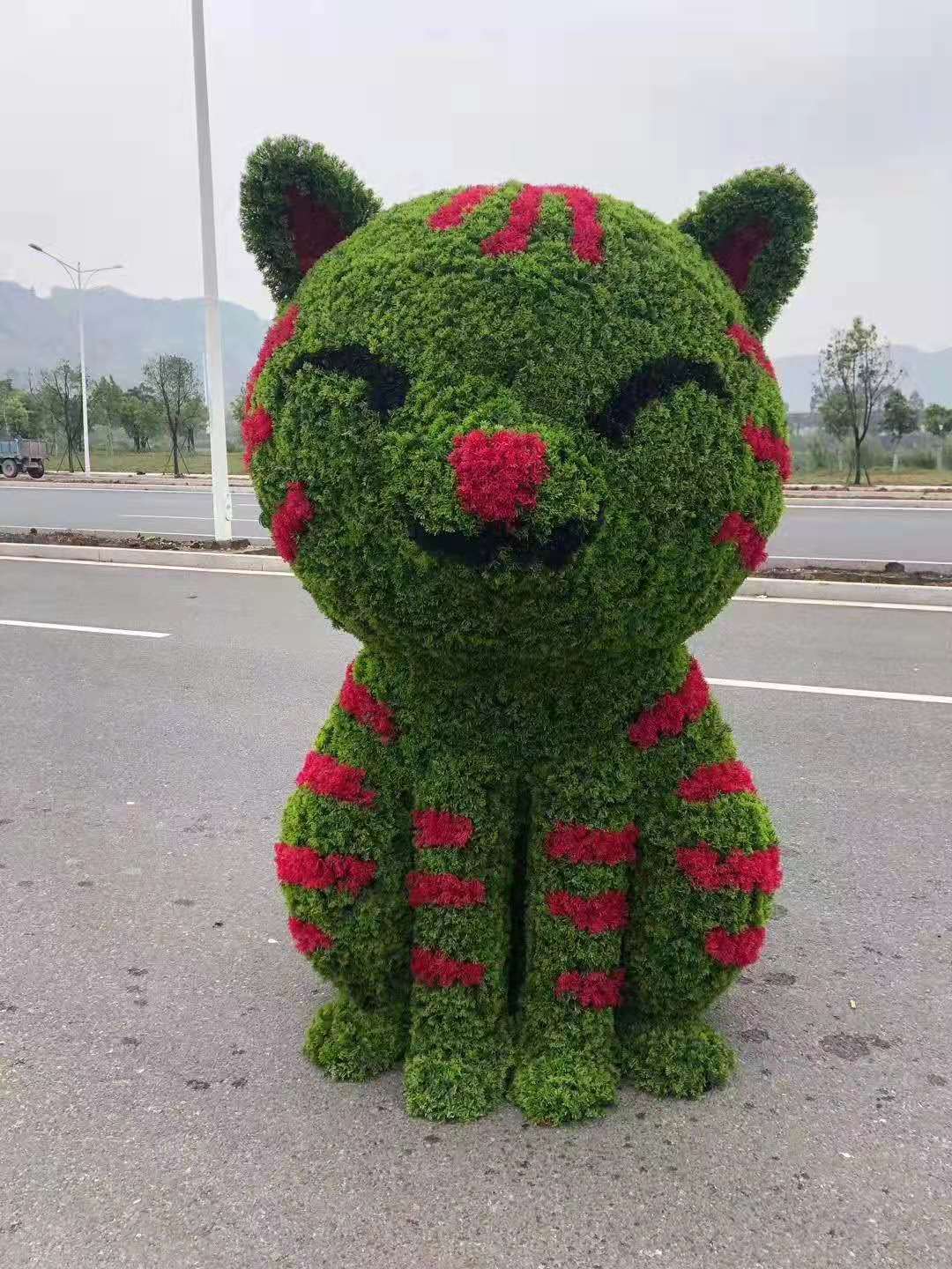 上海仿真绿雕制作 仿真动物绿雕