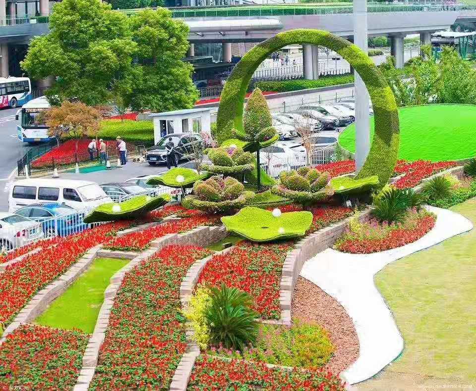 上海仿真绿雕制作 仿真绿雕植物