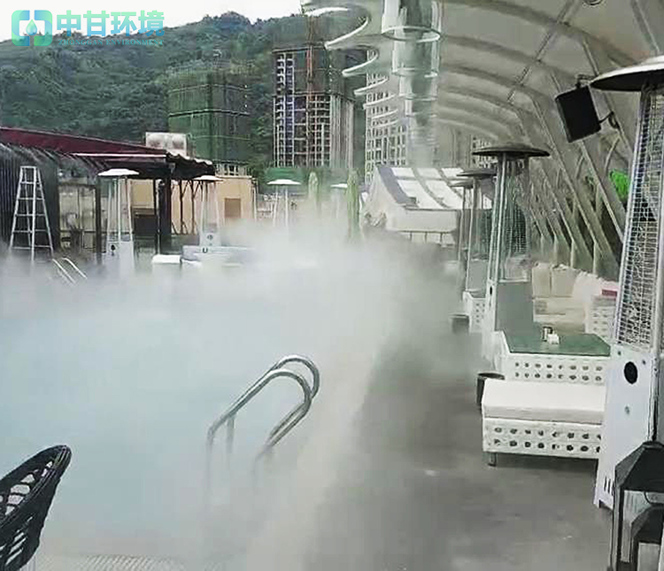 广东步行街喷雾降温设备