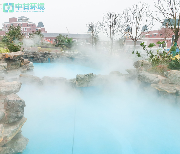 广东温泉水雾造景装置